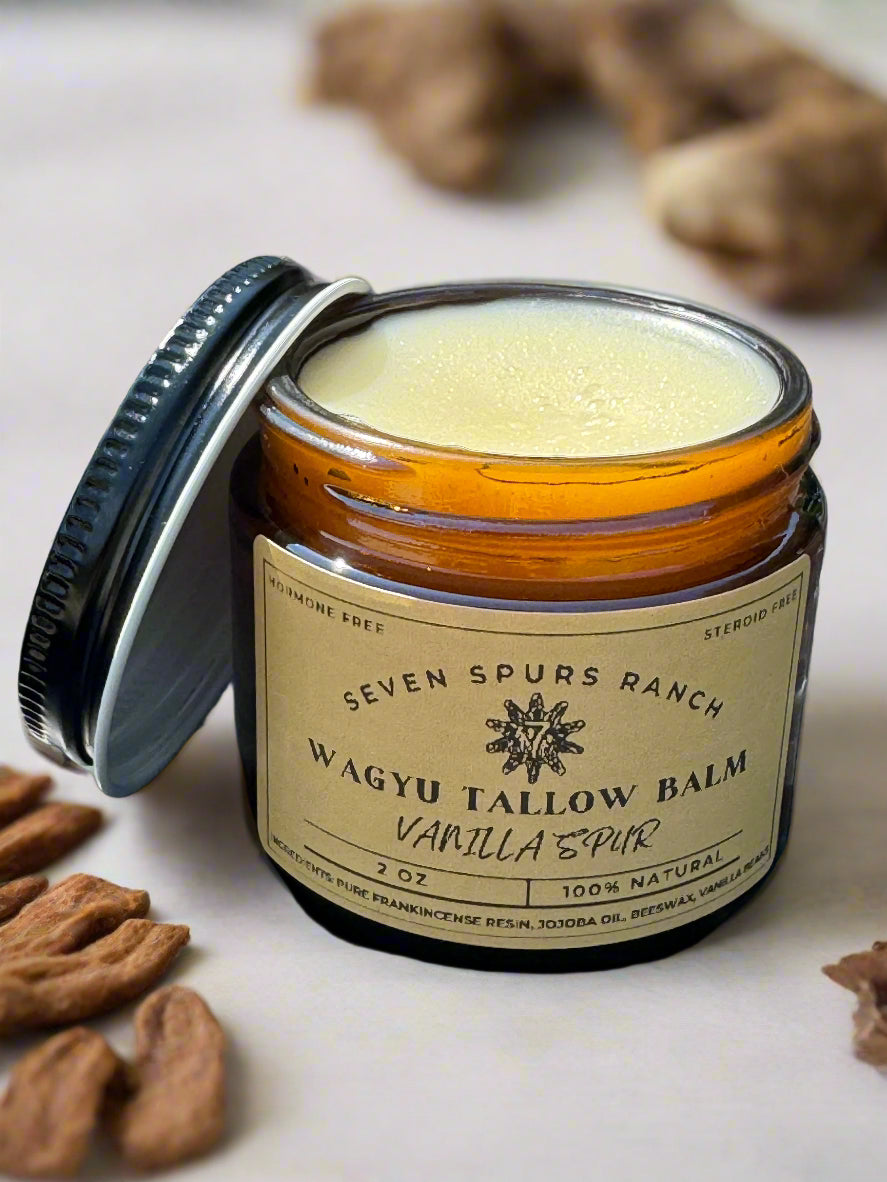 Vanilla Bean Tallow Balm - 2 oz Jar
