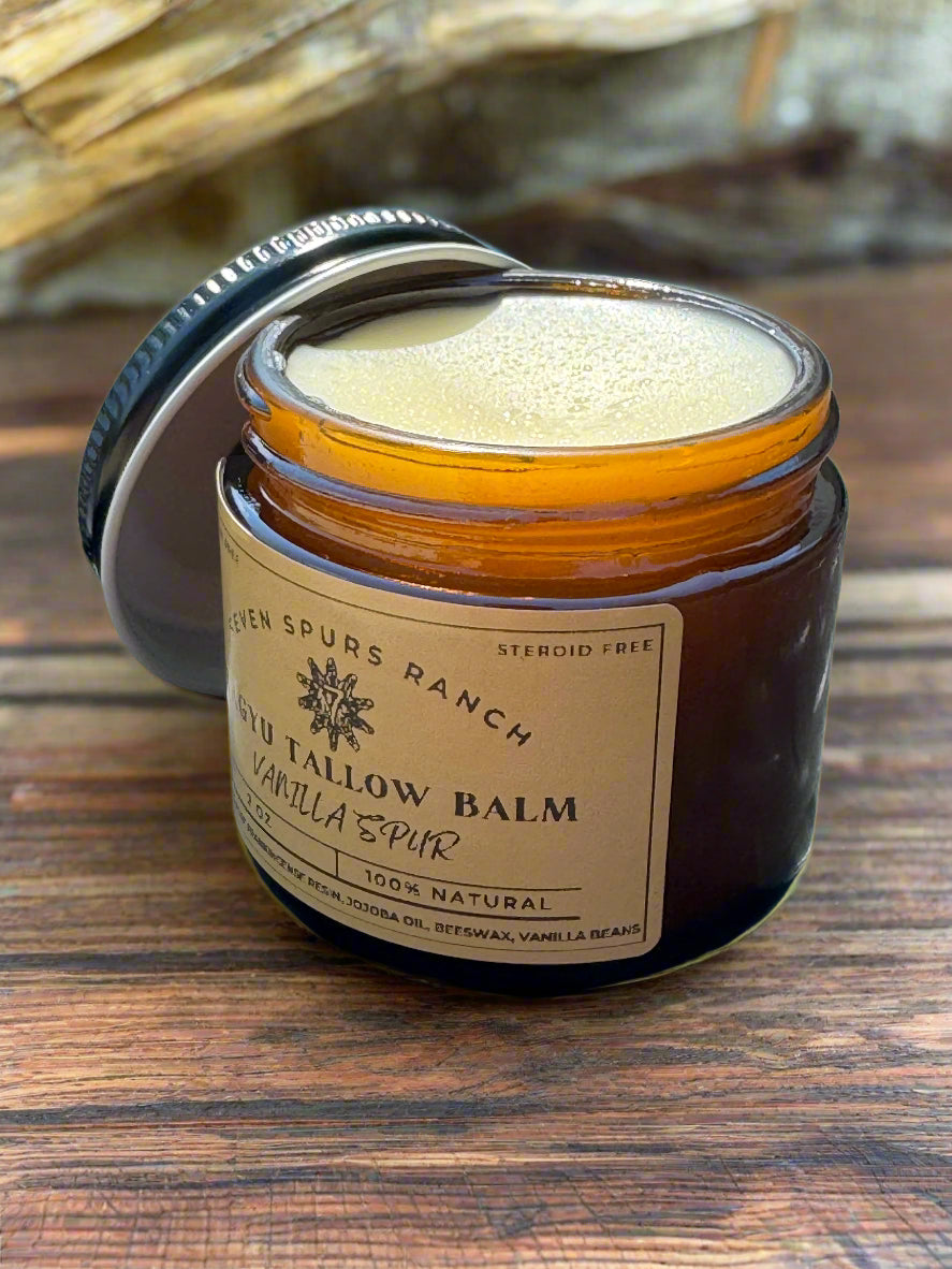 Vanilla Bean Tallow Balm - 2 oz Jar