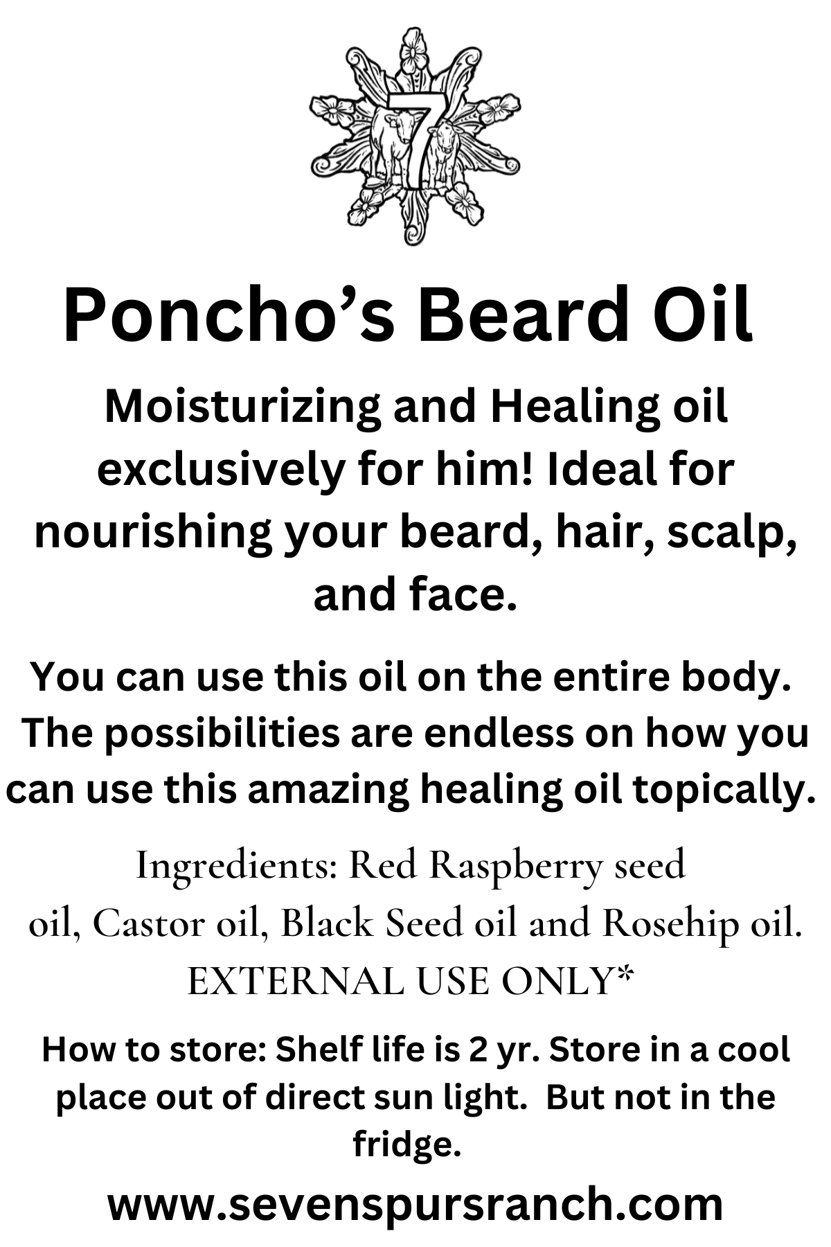 Poncho’s Beard Oil
