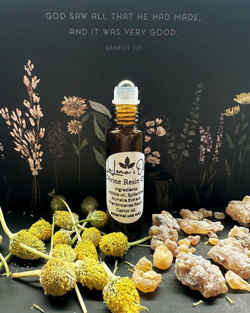 Frankincense Resin + Paracress Oil