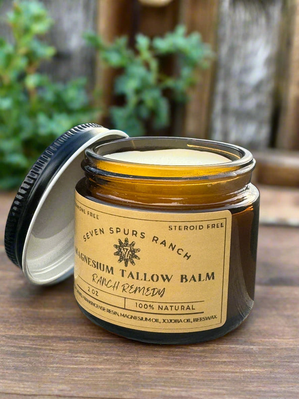 Peak Organics Magnesium Infused Tallow Balm - Peppermint 80g